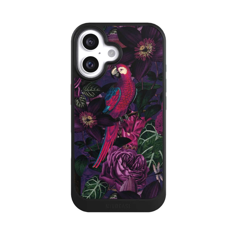 iPhone 16 NIVOcore Vogel im dunklen Dschungel