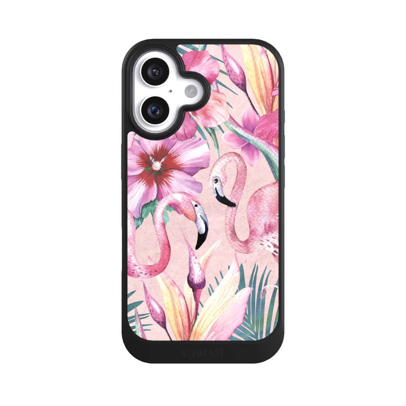 iPhone 16 NIVOcore traumhafte Flamingos