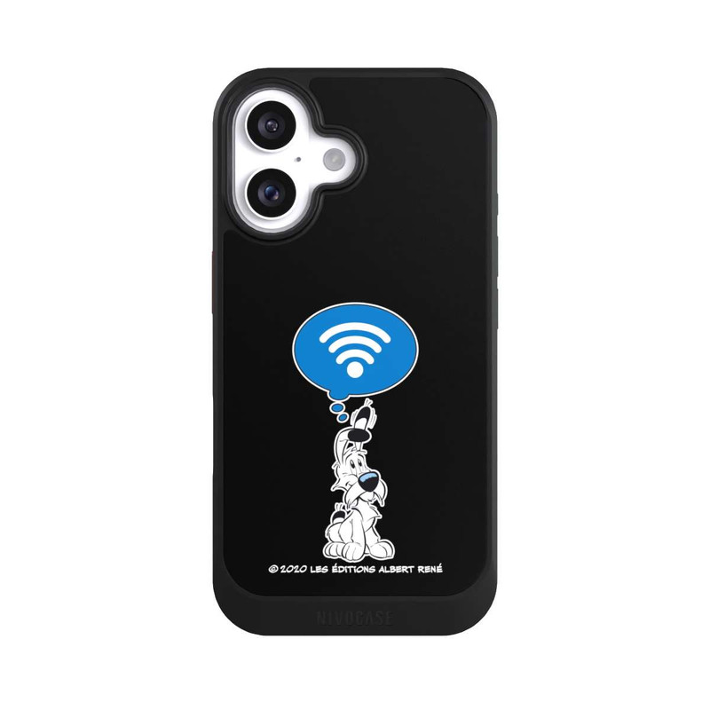 iPhone 16 NIVOcore Idéfix WI-FI Sur Fond Noir