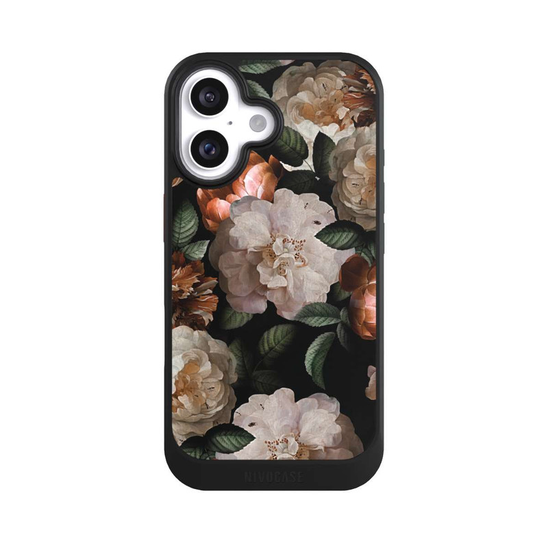 iPhone 16 NIVOcore Roses de cuivre Fond d'écran