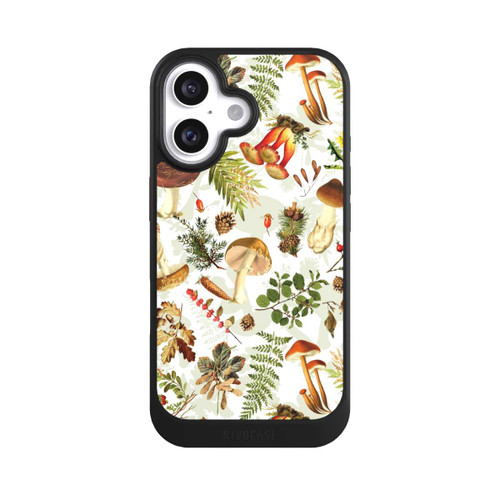 Apple iPhone 16 NIVOcore Pilzmuster Weiß