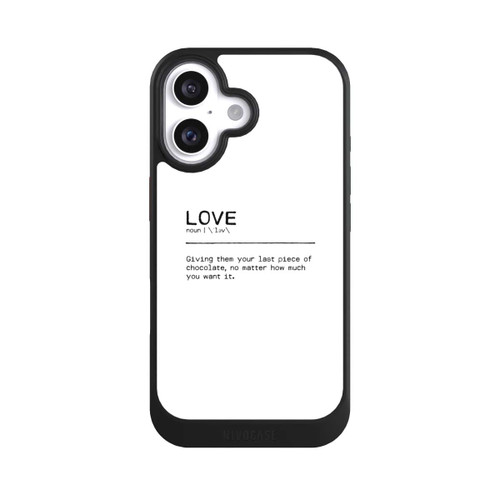  NIVOcore Zitat Love Chocolate (englisch)