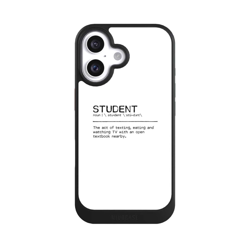 iPhone 16 NIVOcore Zitat Student (Englisch)