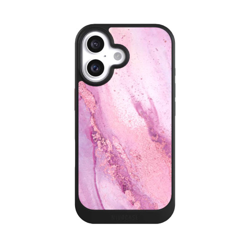 Apple iPhone 16 NIVOcore Lila Marmorwand