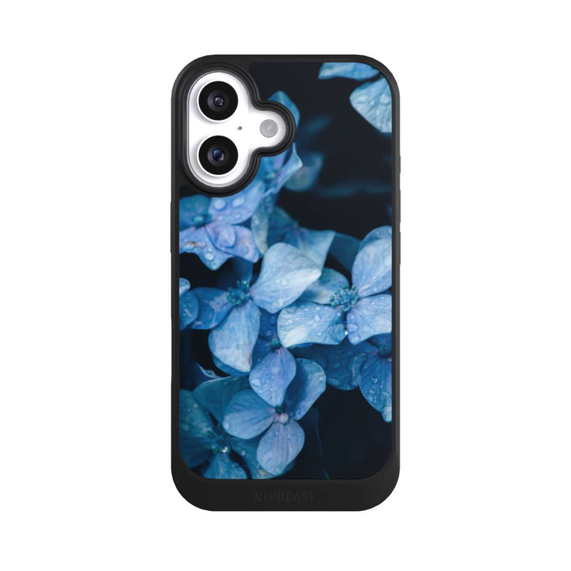iPhone 16 NIVOcore Blaue Blüten
