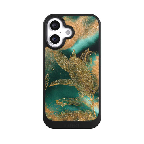 Apple iPhone 16 NIVOcore Gold und Grün Natur