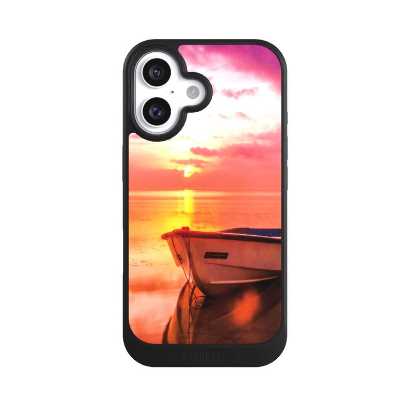 iPhone 16 NIVOcore Beach Dawn Boat