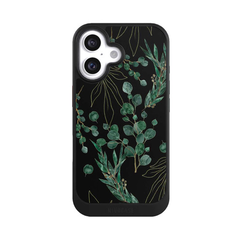 Apple iPhone 16 NIVOcore Eucalyptus Leaves black