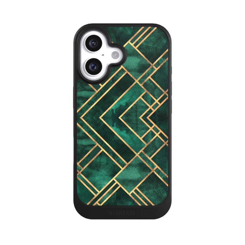 iPhone 16 NIVOcore Grüne Blöcke
