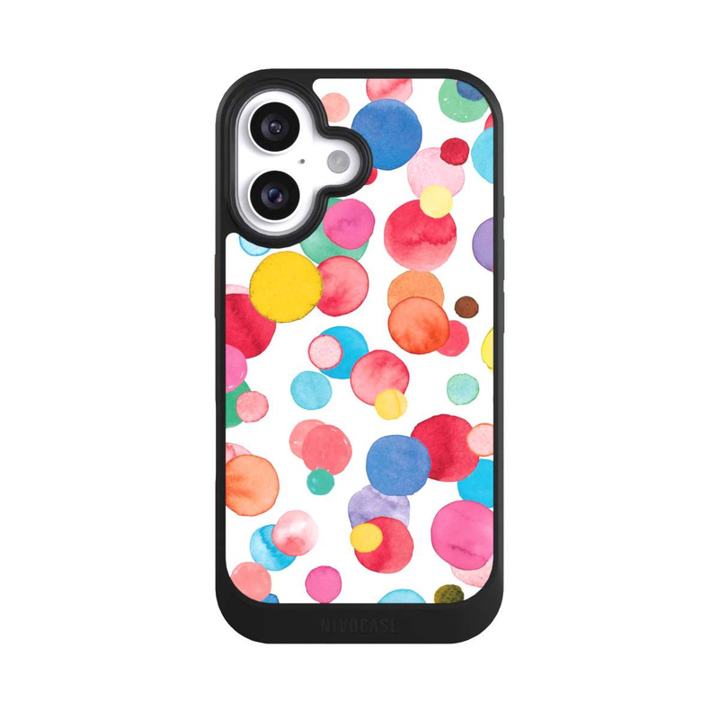 iPhone 16 NIVOcore Summer Polka Dots Watercolor
