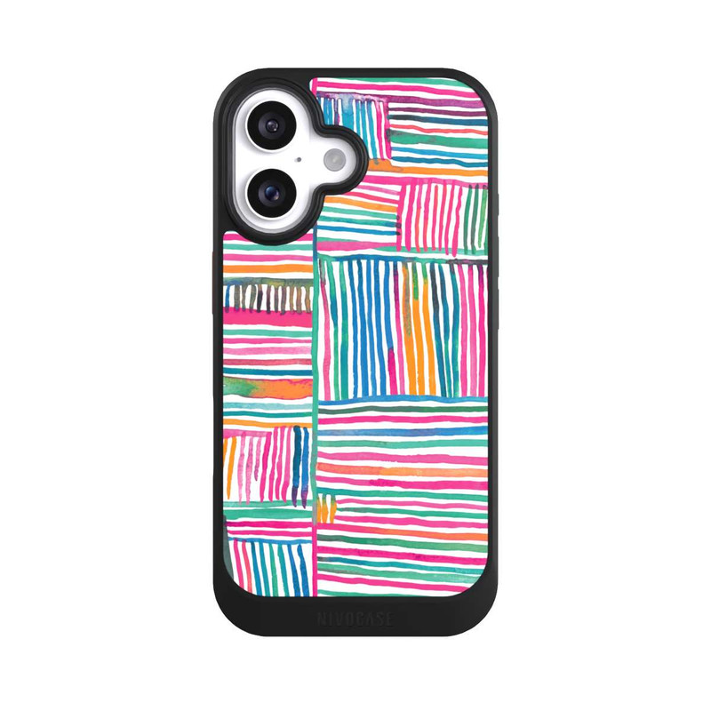 iPhone 16 NIVOcore Aquarelllinien Entspannung