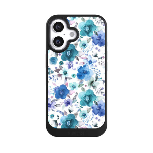 Apple iPhone 16 NIVOcore Winterblumensträuße Blau