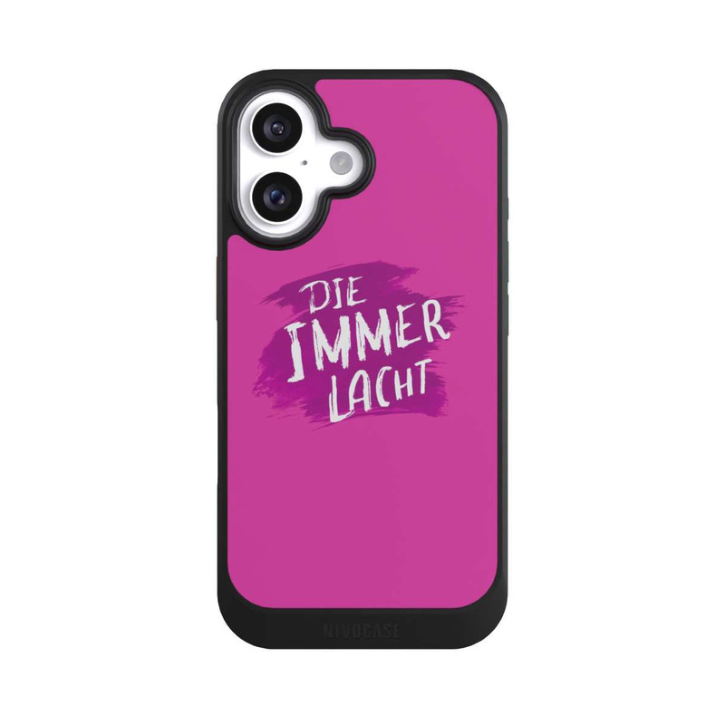iPhone 16 NIVOcore Die Immer Lacht Pink