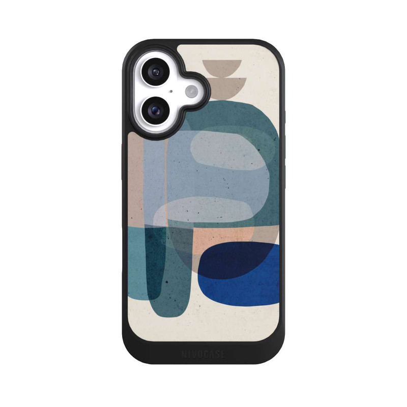 iPhone 16 NIVOcore Pierres n° 3 Bleu