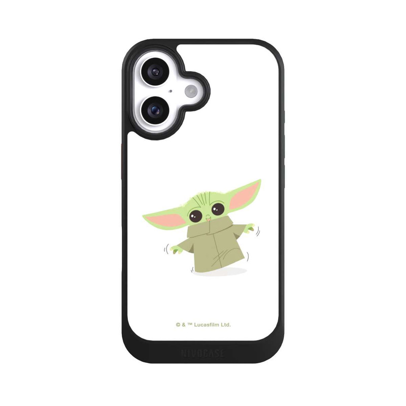 iPhone 16 NIVOcore Baby Yoda läuft