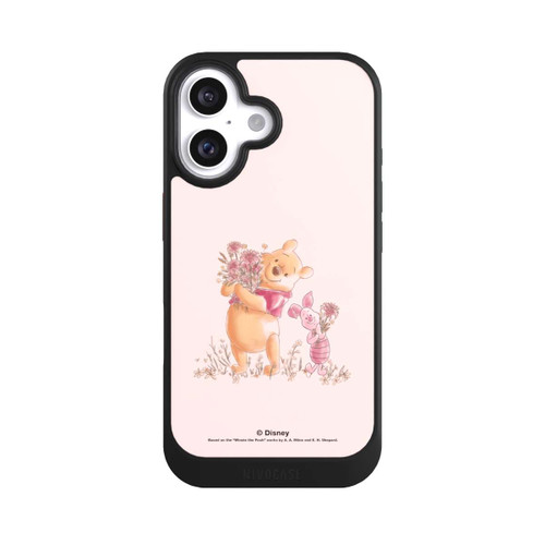 Apple iPhone 16 NIVOcore Winnie Puuh and Ferkel Blumen