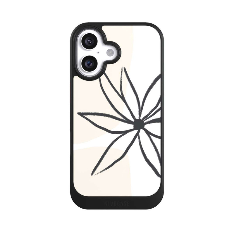 iPhone 16 NIVOcore Blume und Creme