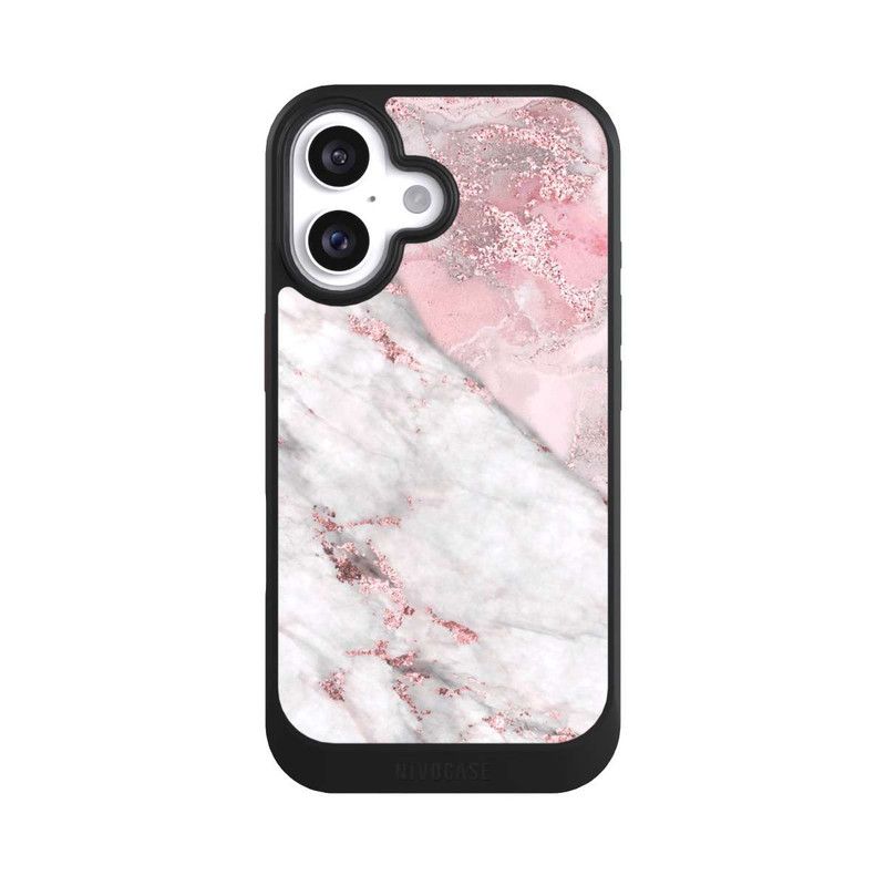 iPhone 16 NIVOcore Rosa Marmor 3