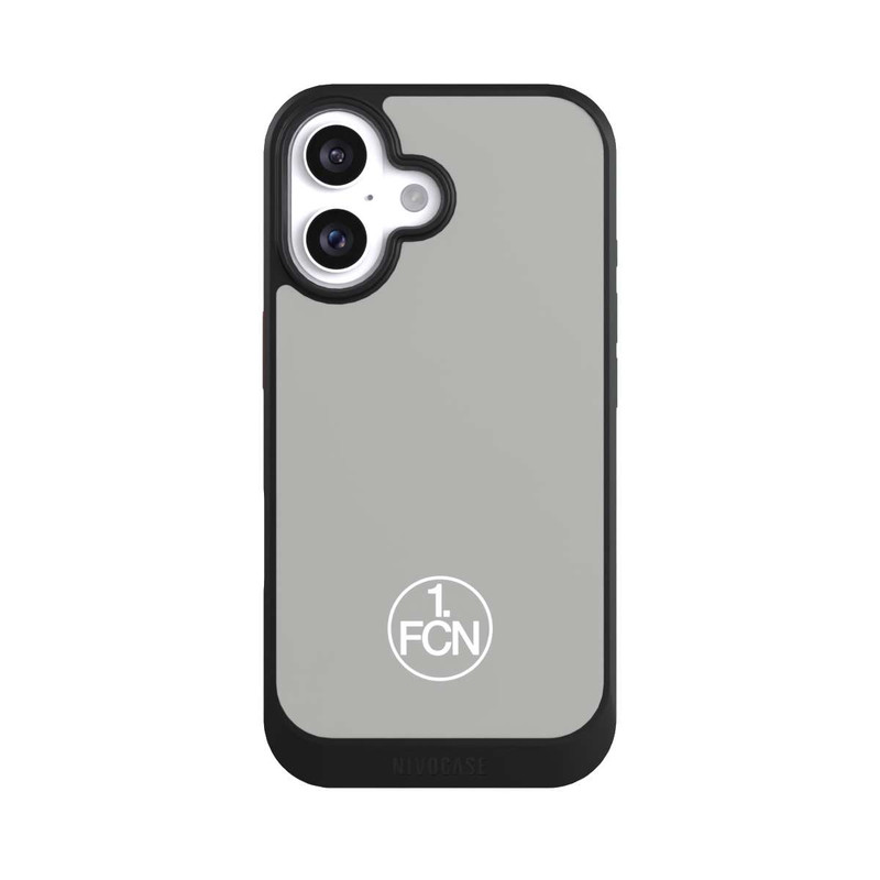 iPhone 16 NIVOcore Logo Grau 