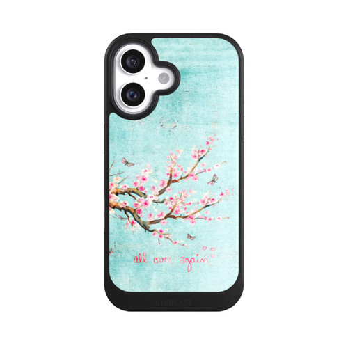 Apple iPhone 16 NIVOcore Kirschblütenbaummuster Blau