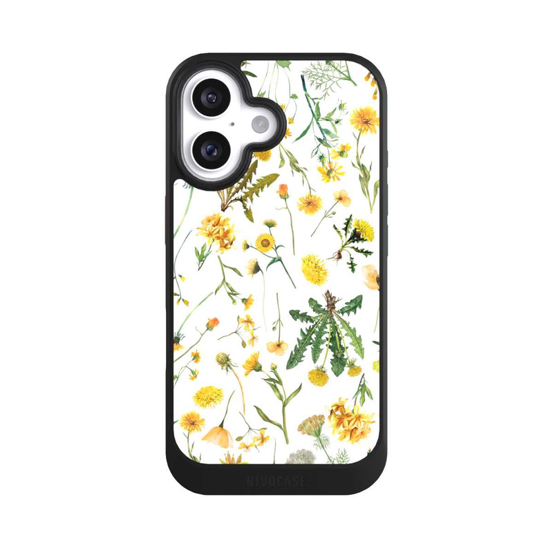 iPhone 16 NIVOcore Gelbe Wildblumen