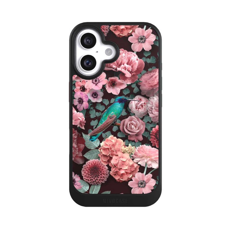 iPhone 16 NIVOcore romantischer Kolibri