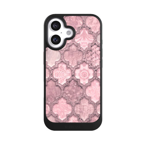 Apple iPhone 16 NIVOcore Marokko Fliesen rosa