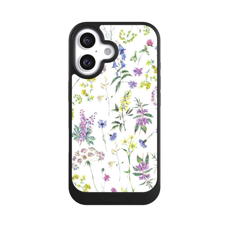 iPhone 16 NIVOcore Wald und Wiesenblumen
