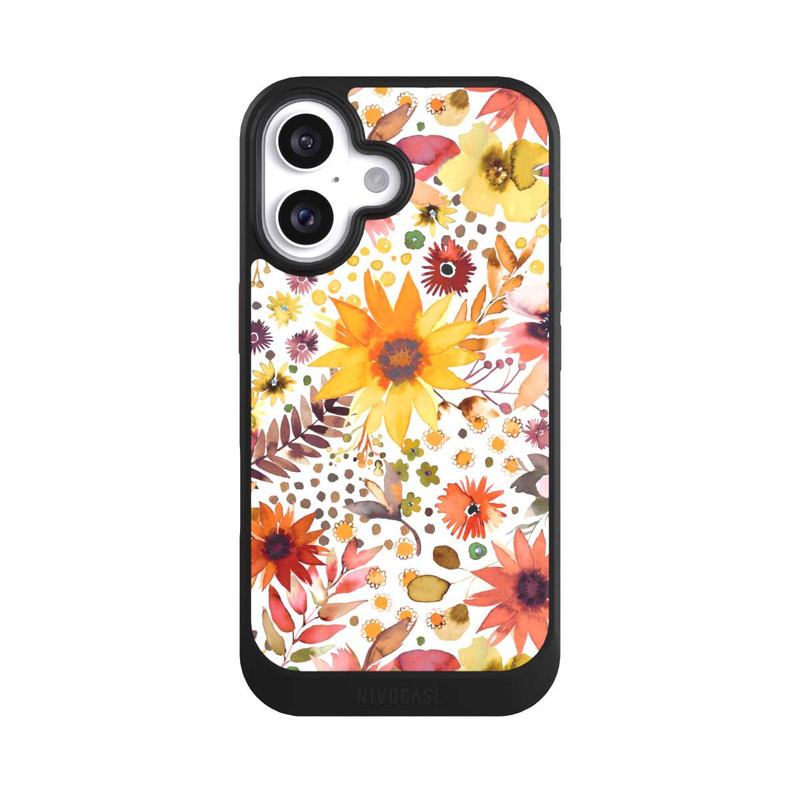 iPhone 16 NIVOcore Floral Watercolour Blossoms