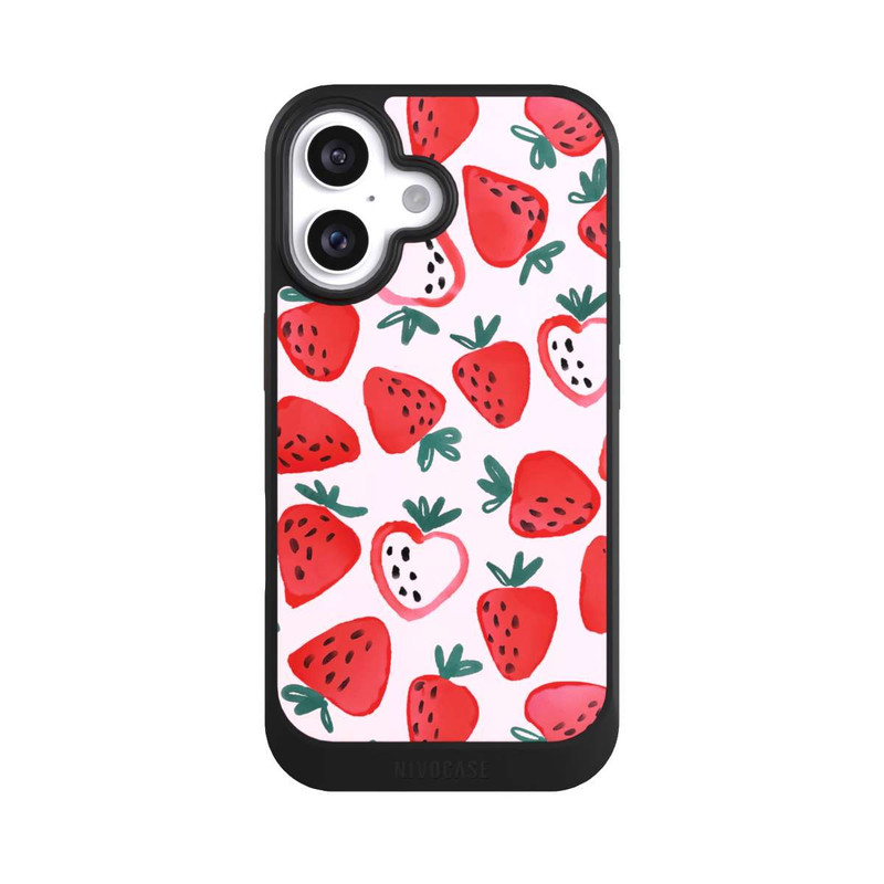 iPhone 16 NIVOcore Erdbeer-Liebe 1