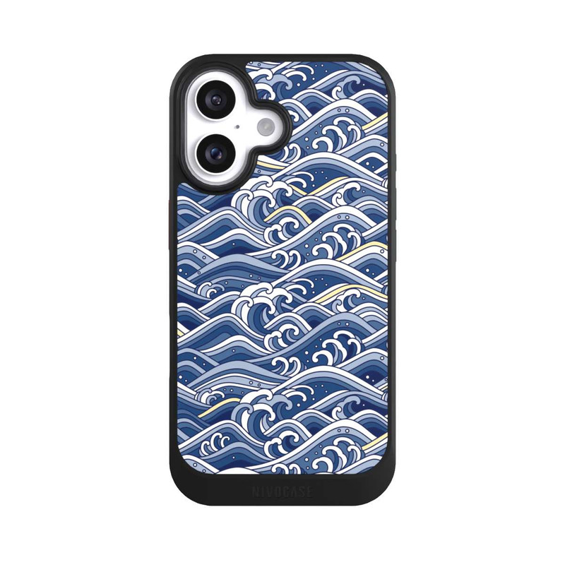 iPhone 16 NIVOcore Orientalische Welle Kanagawa