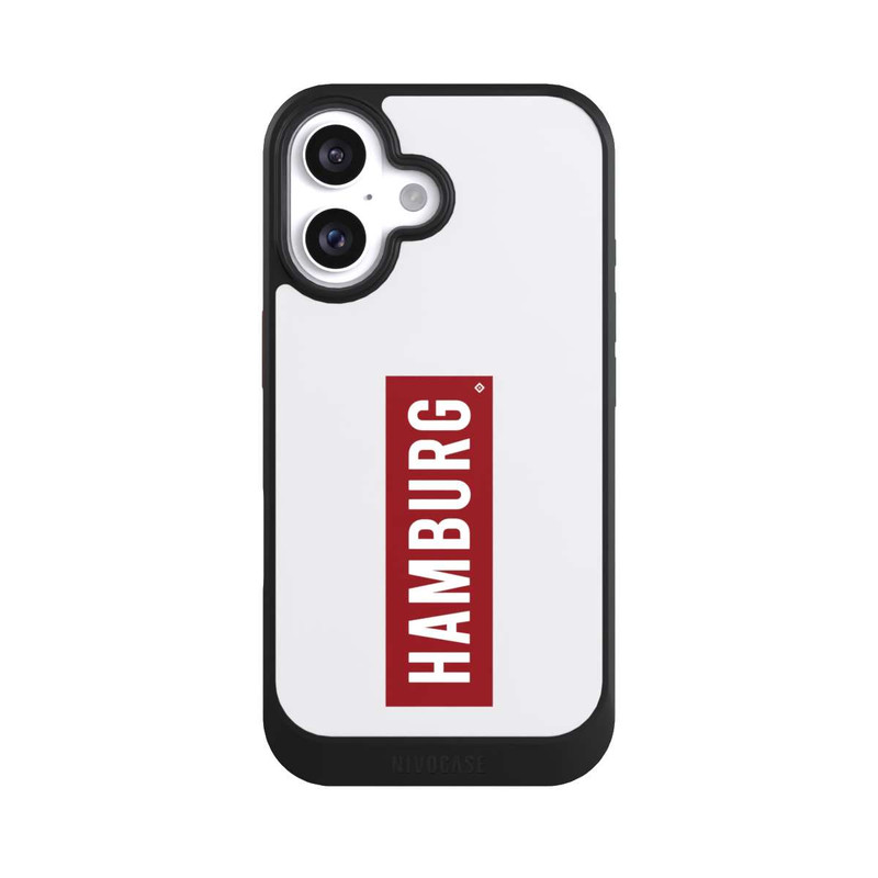 iPhone 16 NIVOcore HSV Hambourg rouge et blanc