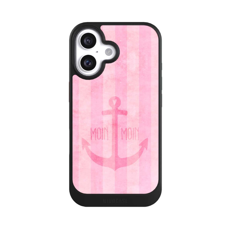 iPhone 16 NIVOcore Moin Moin Stripes Pink