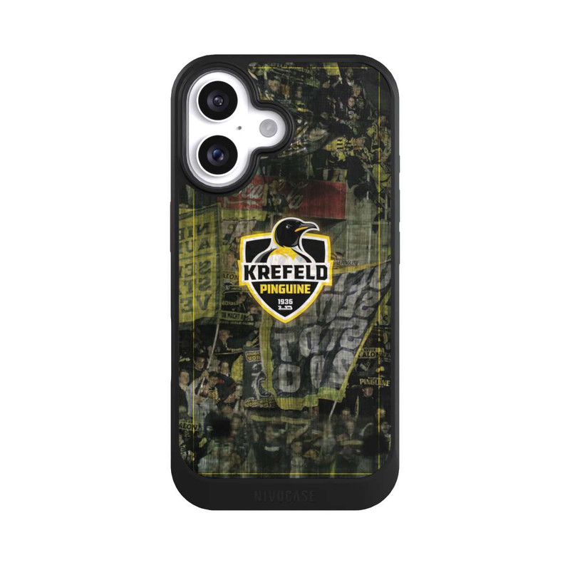 iPhone 16 NIVOcore Krefeld Pinguine Fahnen