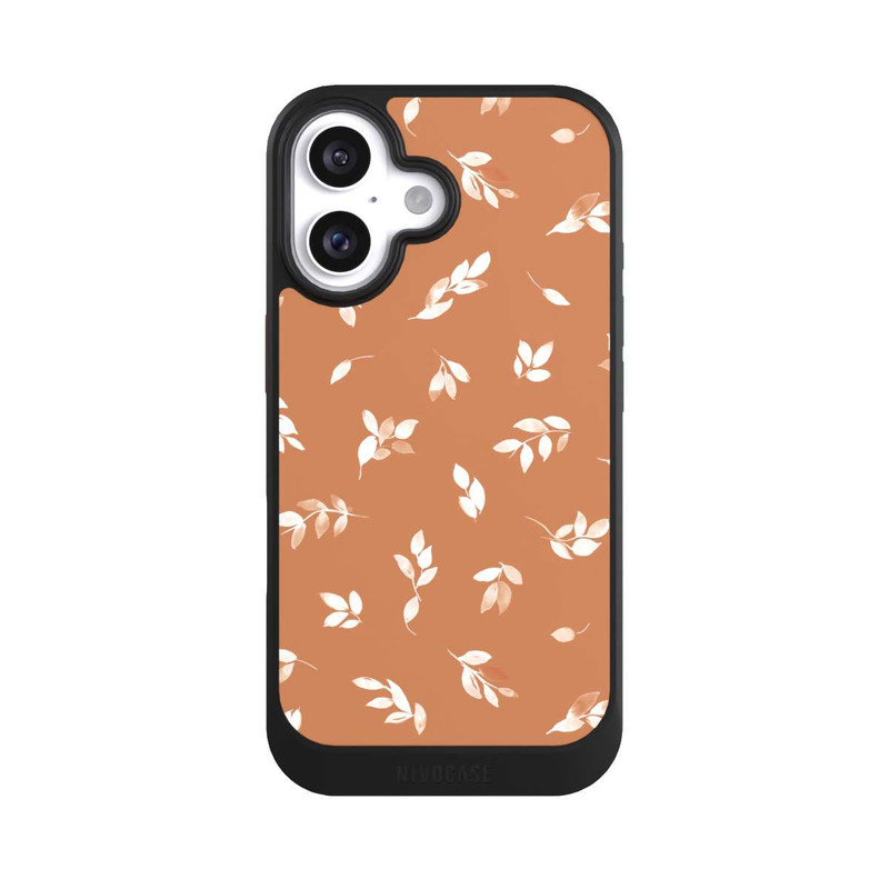 iPhone 16 NIVOcore Herbstblumen kupfer