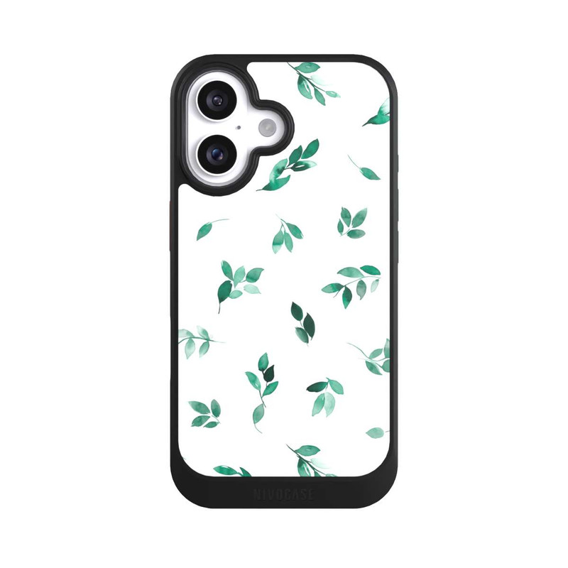 iPhone 16 NIVOcore Herbstblätter grüner Eukalyptus