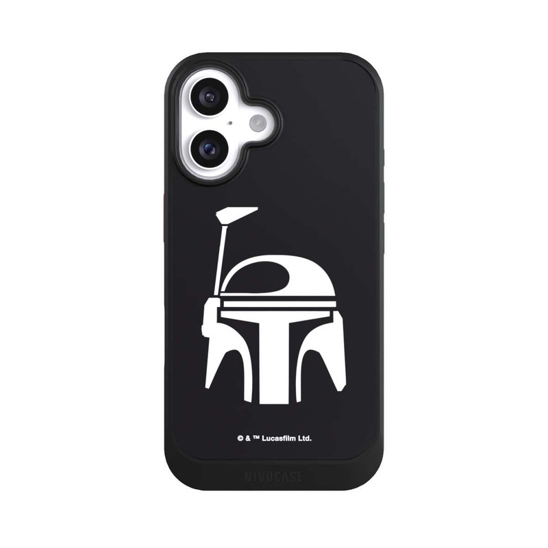iPhone 16 NIVOcore Boba Fett Helm Schwarz