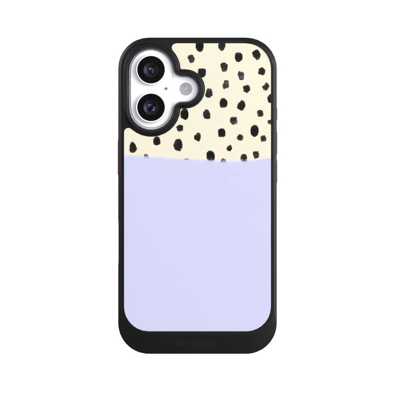 iPhone 16 NIVOcore Tupfen Boho Pastell
