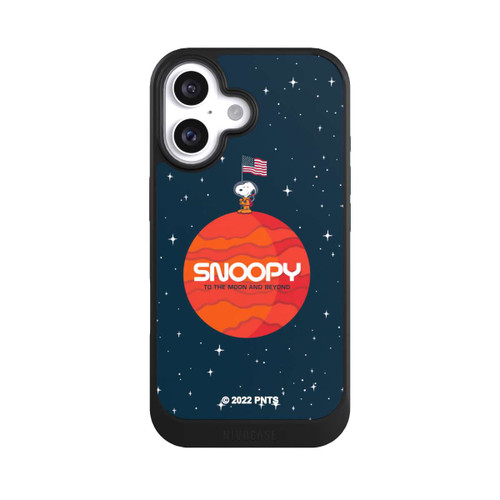 Apple iPhone 16 NIVOcore Snoopy Weltraumreisender Orange