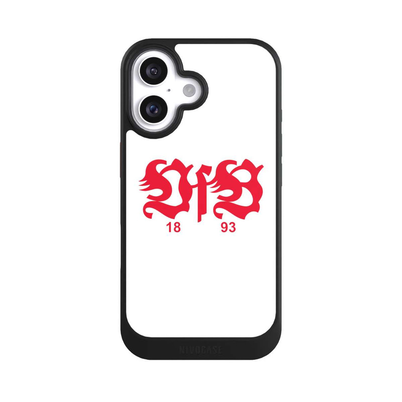 iPhone 16 NIVOcore VfB 1893 Weiß
