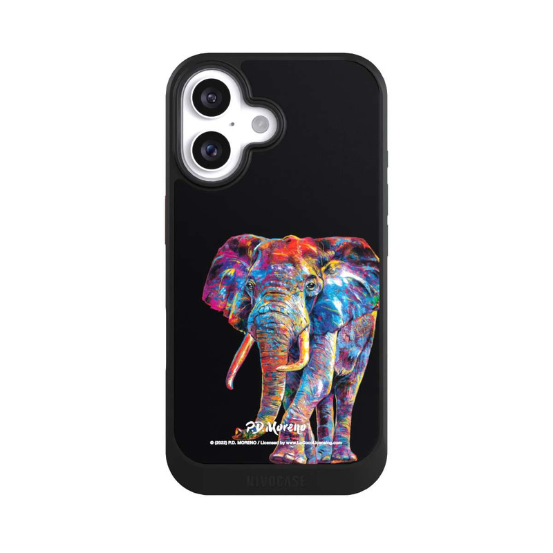 iPhone 16 NIVOcore Elephant Art By P.D. Moreno