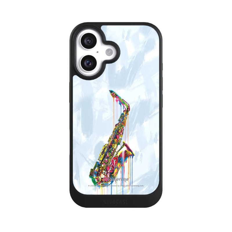 iPhone 16 NIVOcore Saxophone Art By P.D. Moreno