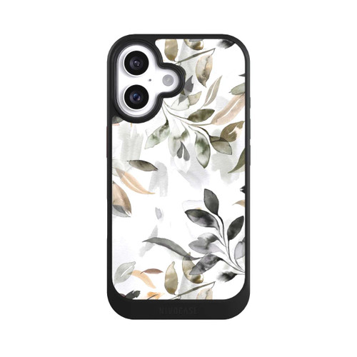 Apple iPhone 16 NIVOcore Watercolor Neutral Leaves