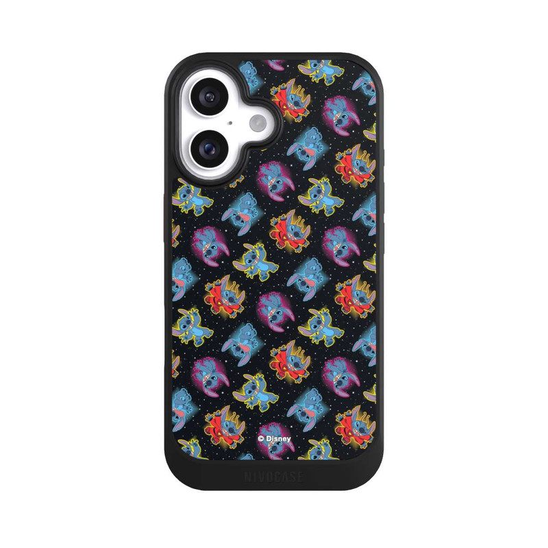 iPhone 16 NIVOcore Stitch Pattern Black