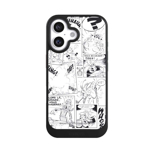 Apple iPhone 16 NIVOcore BD Astérix Blanc &amp; Noir