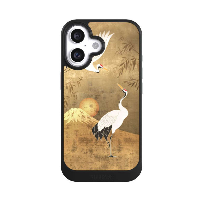 iPhone 16 NIVOcore Kraniche Gold Japan 1