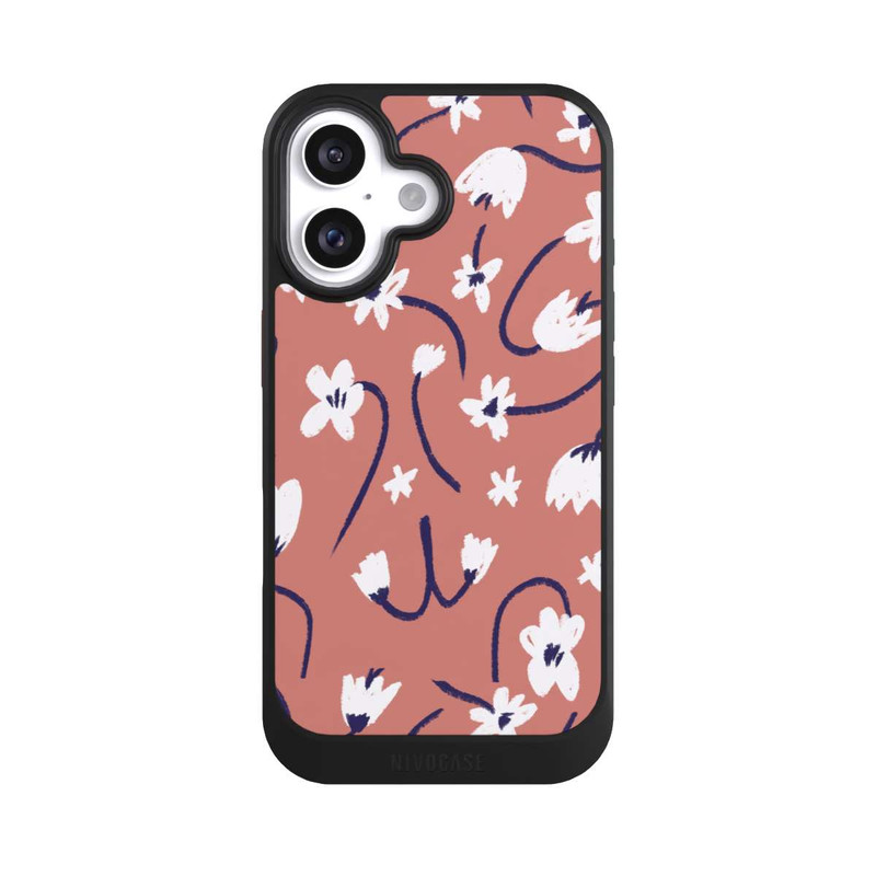 iPhone 16 NIVOcore Kleine Blumen Muster