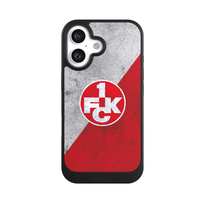 iPhone 16 NIVOcore 1.FC Kaiserslautern-Beton Logo red