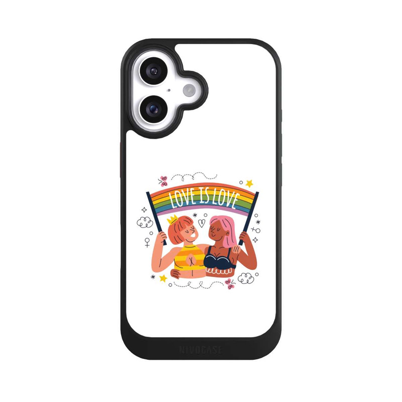 iPhone 16 NIVOcore Love is Love Femmes