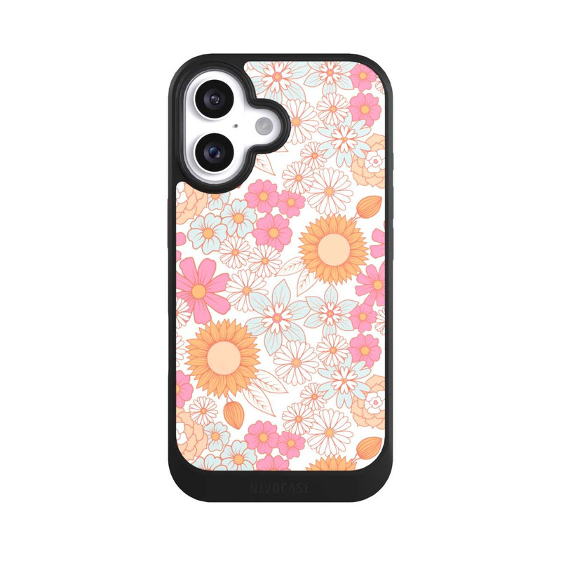 iPhone 16 NIVOcore Retro Boho Blumen